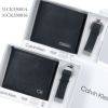 カルバンクライン CALVIN KLEIN メンズ 折財布 二つ折り財布 キーリング ギフトセット BILLFOLD WITH COIN POCKET (KEY FOB GIFT SET) 31CK330014 31CK330016 BLACK