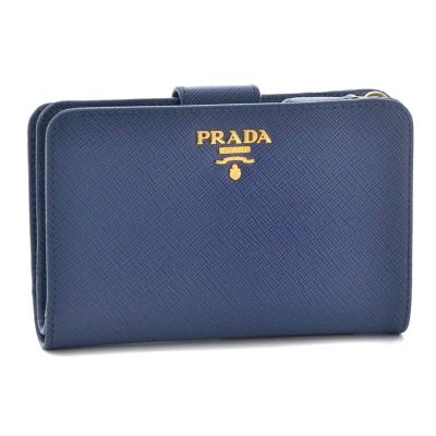 【お取り寄せ】プラダ PRADA 折財布 1ML225 QWA ブルー系(F0V98 ONDA) | 海外ブランド・ファッション通販 | X-SELL  エクセル