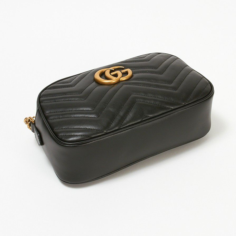 グッチ GUCCI バッグ ショルダーバッグ 【GGマーモント：GG MARMONT 2.0】 447632 DTD1T ブラック（1000）