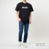 エムエスジーエム MSGM メンズ半袖Tシャツ 胸ロゴ 3640MM128 247002 99 BLACK