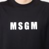 エムエスジーエム MSGM メンズ半袖Tシャツ 胸ロゴ 3640MM128 247002 99 BLACK