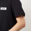 エムエスジーエム MSGM メンズ半袖Tシャツ 胸ロゴ 3640MM130 247002 99 BLACK