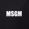 エムエスジーエム MSGM メンズ半袖Tシャツ 胸ロゴ 3640MM130 247002 99 BLACK