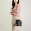 クロエ CHLOE ショルダーバッグ MARCIE CHC23AP844 I13 001 BLACK マイクロバケット