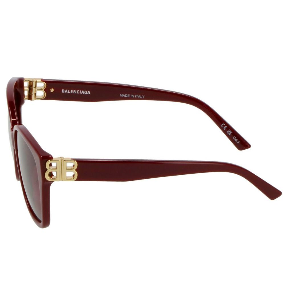 バレンシアガ BALENCIAGA レディース サングラス BB0135SA 003 BURGUNDY GOLD RED