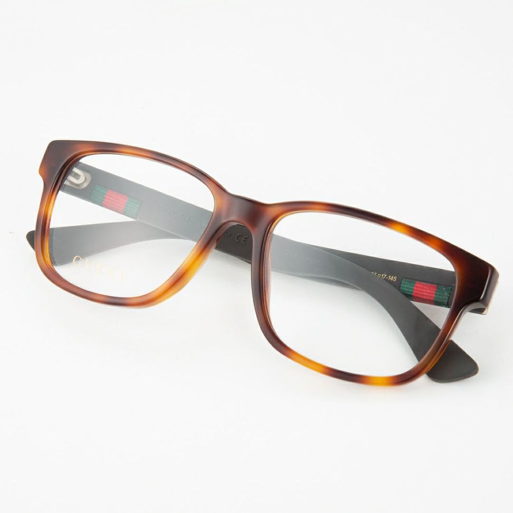 グッチ GUCCI メンズ メガネフレーム サングラス GG0011O 006 INT OPT MEN HAVANA/BROWN