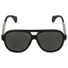 グッチ GUCCI メンズ サングラス GG0463S 002 INT SUN MEN BLACK/WHITE GREY