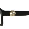 グッチ GUCCI レディース メガネフレーム サングラス GG1025O 001 INT OPT LDY BLACK/BLACK