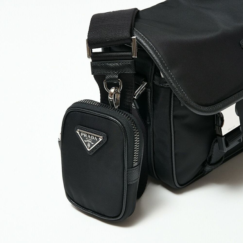 プラダ PRADA ショルダーバッグ 2VD034 2DMH XOP ブラック(F0002 NERO)