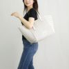 アニヤハインドマーチ ANYA HINDMARCH トートバッグ THE NEESON 157414 ベージュ系(CHALK)