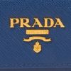 プラダ PRADA キーケース 【SAFFIANO METAL】 1PG004 QWA ブルー系(F0016/BLUETTE)