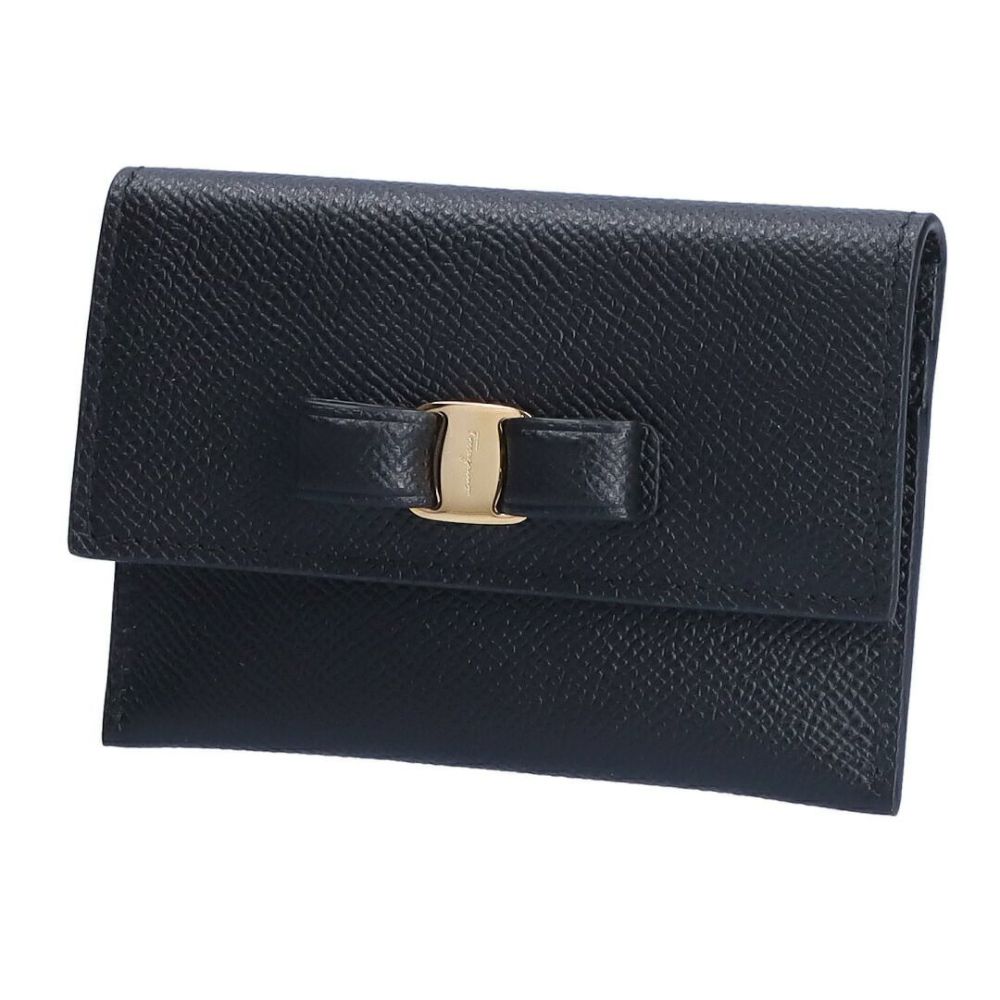 フェラガモ FERRAGAMO カードケース 22D155 683522 ブラック(NERO)