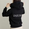 パトゥ PATOU レディース ジップアップパーカー オーガニックコットン ジップアップ フーディー JE0079995 999B BLACK