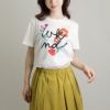 マックスマーラウィークエンド MAXMARA WEEKEND レディース Tシャツ 半袖 NERVI フラワー 2415971051600 6 BIANCA