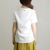 マックスマーラウィークエンド MAXMARA WEEKEND レディース Tシャツ 半袖 NERVI フラワー 2415971051600 6 BIANCA