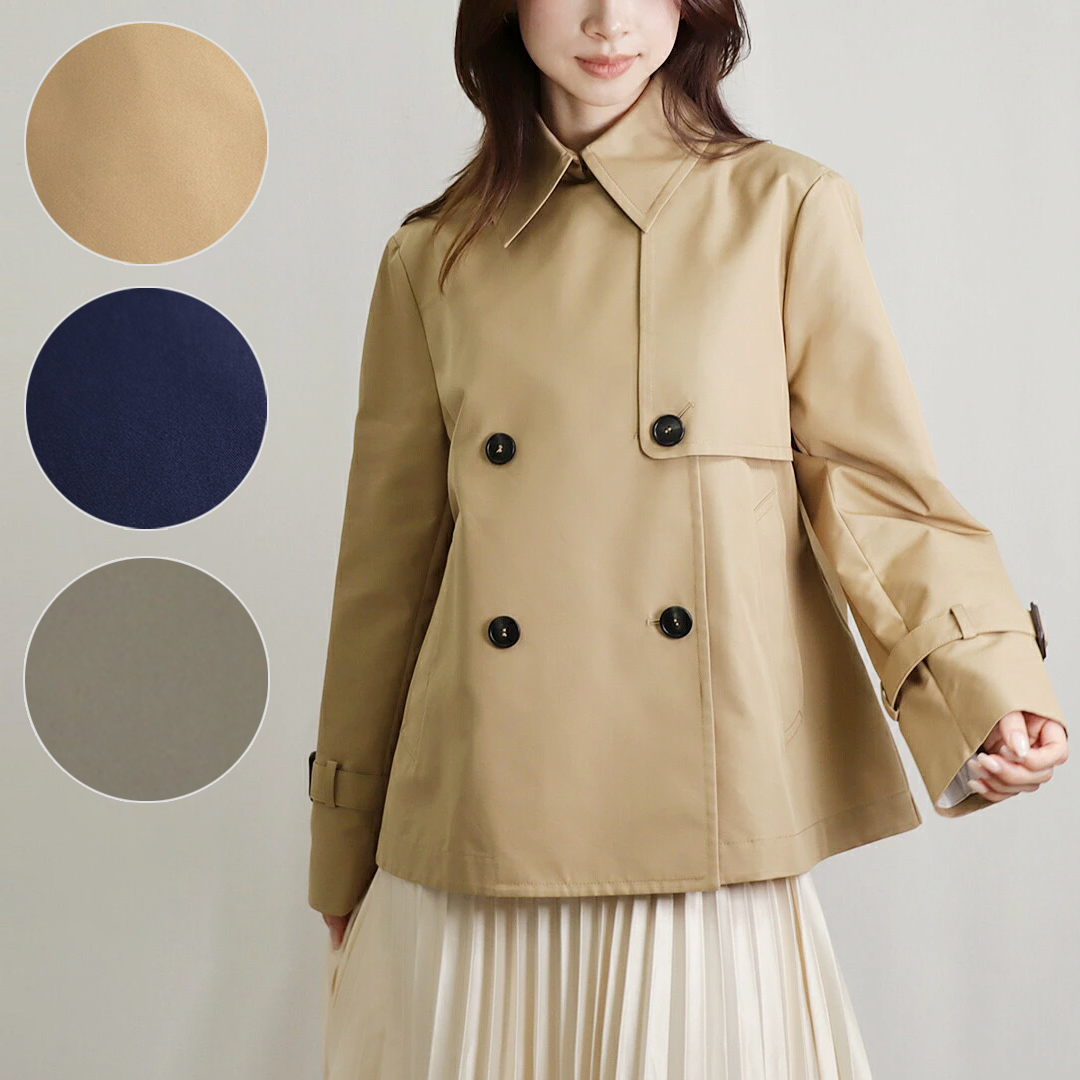 マックスマーラウィークエンド MAXMARA WEEKEND レディース ショートコートトレンチコート スプリングコート BIGLIA 5021071 009 BEIGE