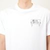 セーブザダック SAVE THE DUCK メンズ 半袖Tシャツ RUNE DT1717M BESY 00000 WHITE