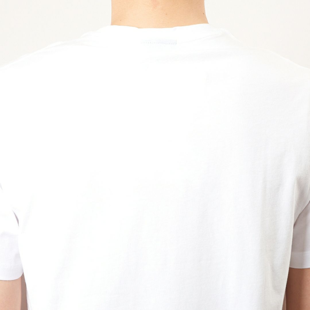 セーブザダック SAVE THE DUCK メンズ 半袖Tシャツ RUNE DT1717M BESY 00000 WHITE