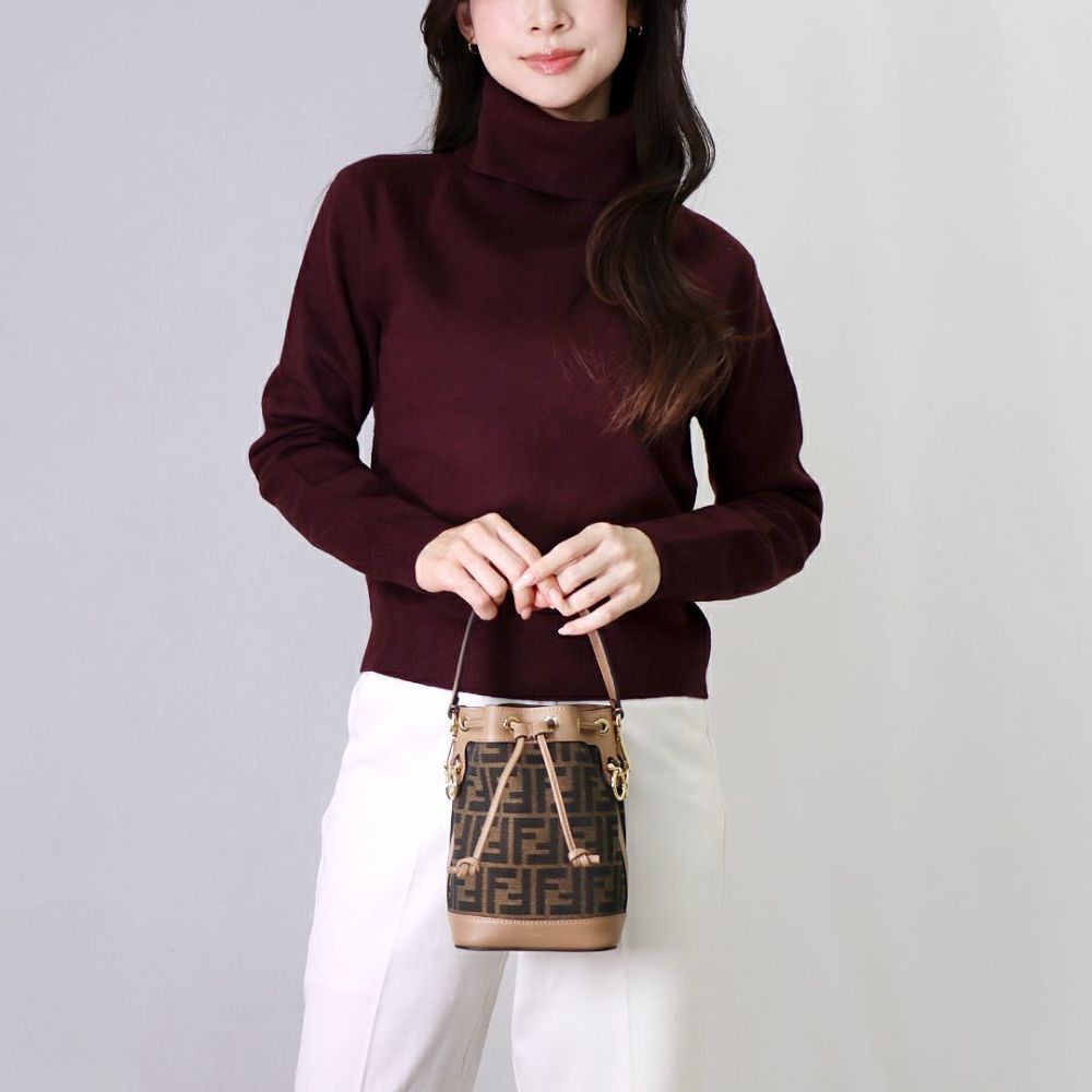 フェンディ FENDI 2WAYバッグ モン トレゾール 8BS093 ALP3 F1A0F MORO SAND SOFT