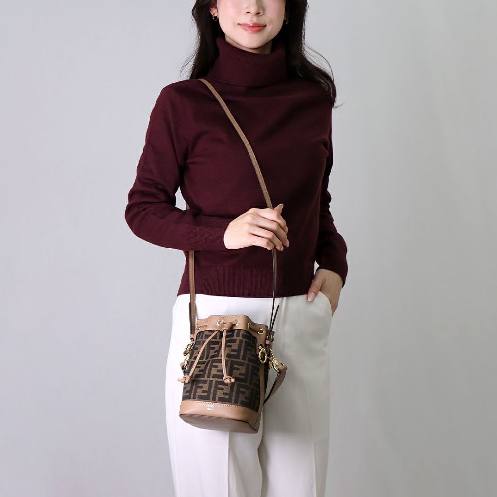 フェンディ FENDI 2WAYバッグ モン トレゾール 8BS093 ALP3 F1A0F MORO SAND SOFT