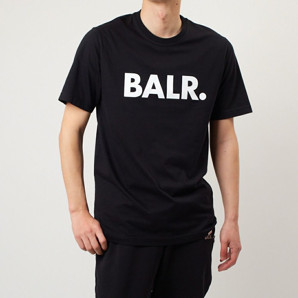 ボーラー BALR. メンズ コットンTシャツ 半袖 BRAND STRAIGHT T SHIRT ...