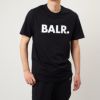 ボーラー BALR. メンズ コットンTシャツ 半袖 BRAND STRAIGHT T SHIRT B1112.1048 102 JETBLACK