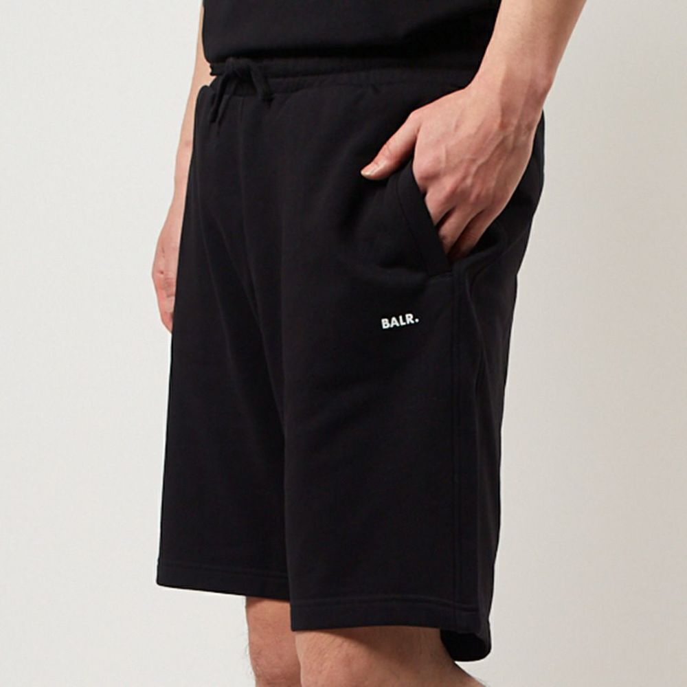 ボーラー BALR. メンズ スウェットパンツ レギュラーフィット BRAND REGUIAR FIT SHORTS LONG LINE B1431.1062 102 JETBLACK