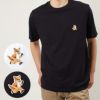 メゾンキツネ MAISON KITSUNE メンズ 半袖 Tシャツ SPEEDY FOX PATCH COMFORT TEE MM00125KJ0008