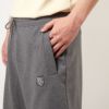 メゾンキツネ MAISON KITSUNE メンズ ハーフパンツ BOLD FOX HEAD PATCH OVERSIZE JOG SHORTS MM0112KM0001 H170 DARK GREY MELANGE