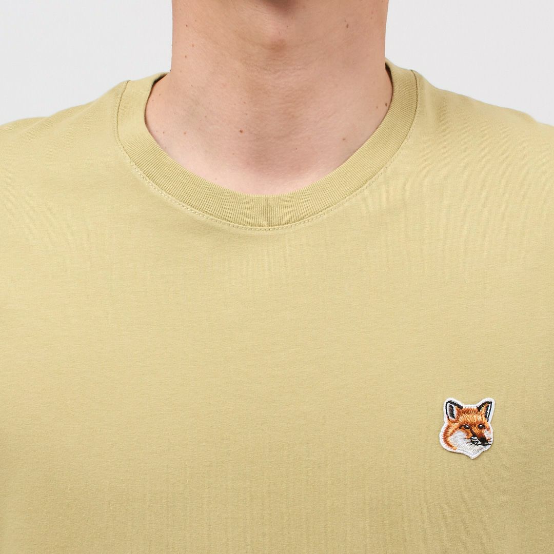 メゾンキツネ MAISON KITSUNE メンズ 半袖 Tシャツ FOX HEAD PATCH REGULAR TEE SHIRT LM00104KJ0008