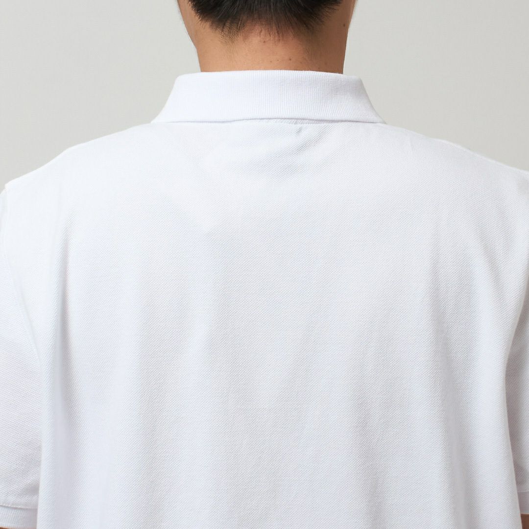 メゾンキツネ MAISON KITSUNE メンズ 半袖 ポロシャツ フォックス ヘッドパッチ クラシック ポロ LM00208KJ7002 P199 BLACK