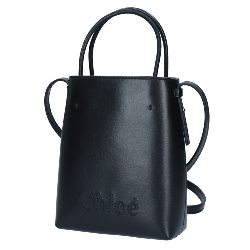クロエ CHLOE 2WAYバッグ SENSE CHU23UP873 I10 001 BLACK マイクロトート