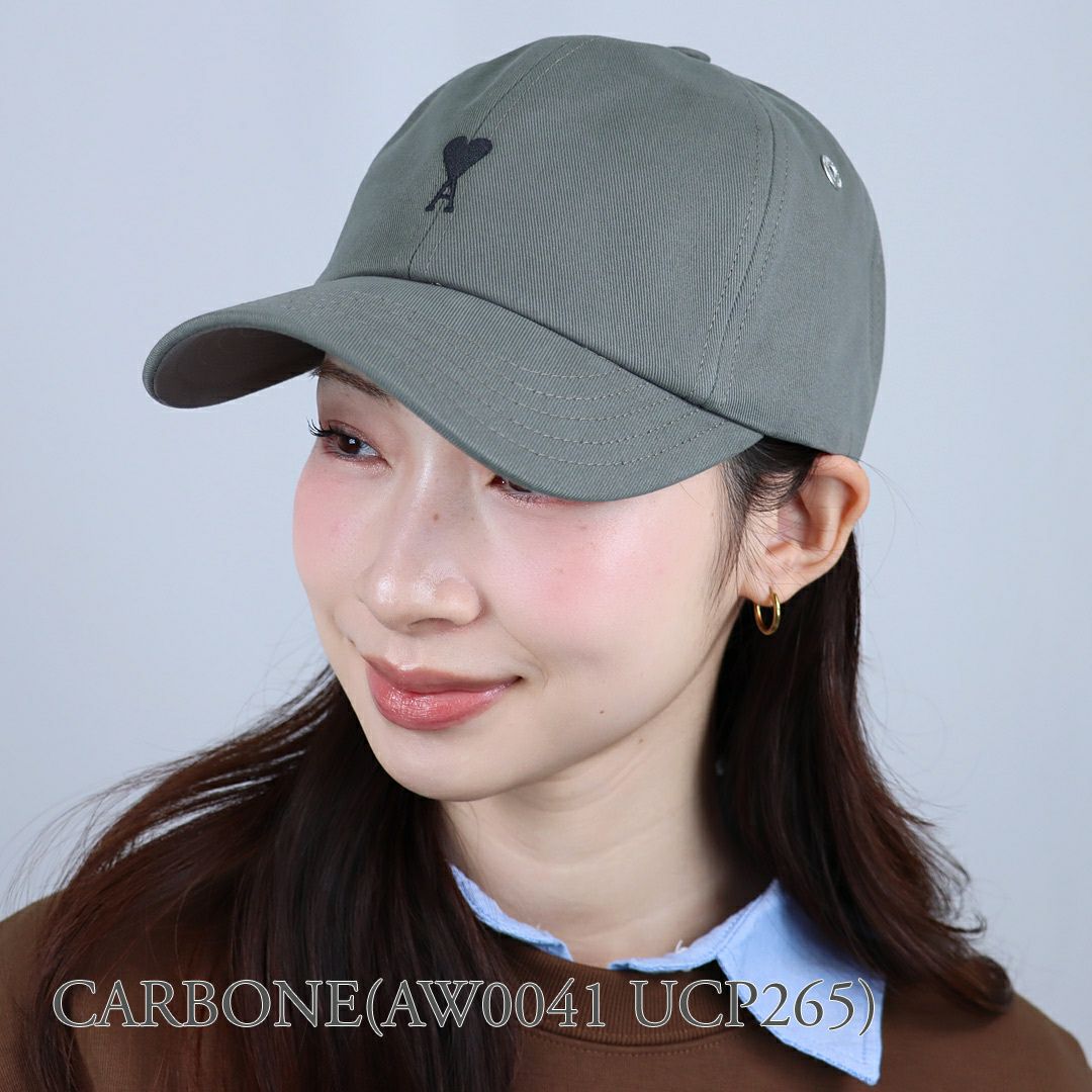 アミパリス AMI PARIS キャップ 帽子 AMI DE COEUR エンブロイダリー UCP006