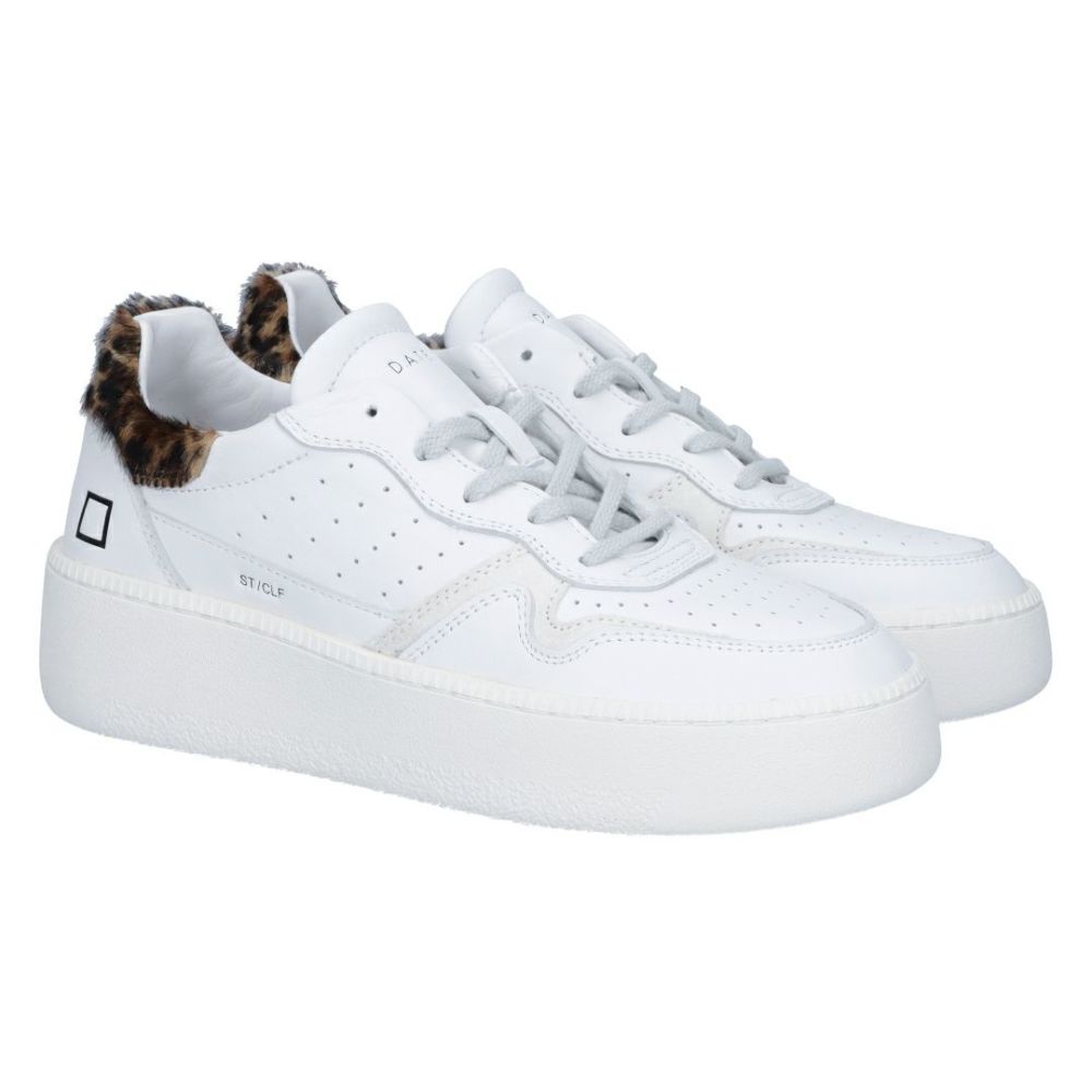 デイト D.A.T.E. レディース靴 シューズ スニーカー STEP W997-ST-CA-WD CALF CALF WHITE-LEOPARD