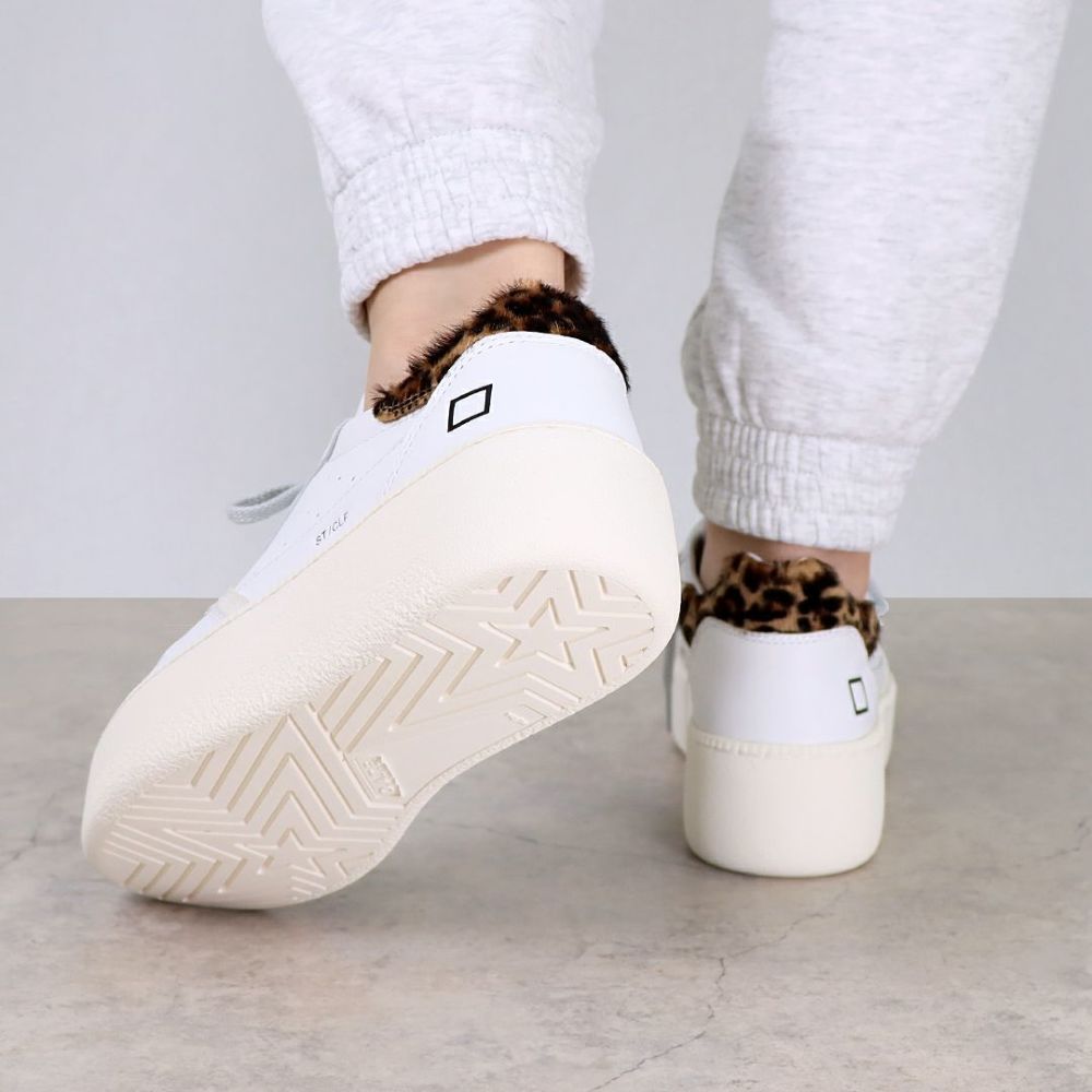 デイト D.A.T.E. レディース靴 シューズ スニーカー STEP W997-ST-CA-WD CALF CALF WHITE-LEOPARD