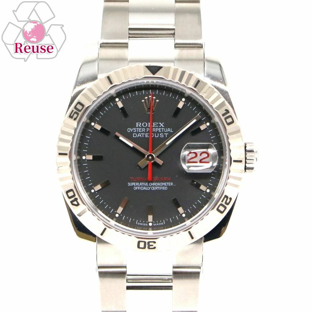 【リユース品】 ロレックス ROLEX 時計 メンズウォッチ ターノグラフ 116264 文字盤：ブラック 【お取り寄せ】