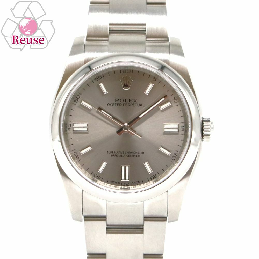 【リユース品】 ロレックス ROLEX 時計 メンズウォッチ オイスターパーペチュアル 116000 文字盤：グレー 【お取り寄せ】