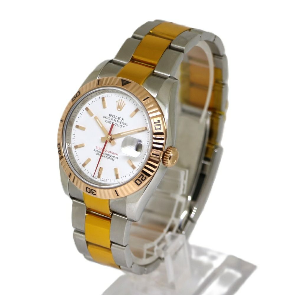 【リユース品】 ロレックス ROLEX 時計 メンズウォッチ デイトジャスト ターノグラフ 116261 文字盤：ホワイト 【お取り寄せ】