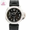 【リユース品】 パネライ PANERAI 時計 メンズウォッチ ルミノール マリーナ ロゴ アッチャイオ PAM01005 文字盤：ブラック/ブレス：ブラック 【お取り寄せ】