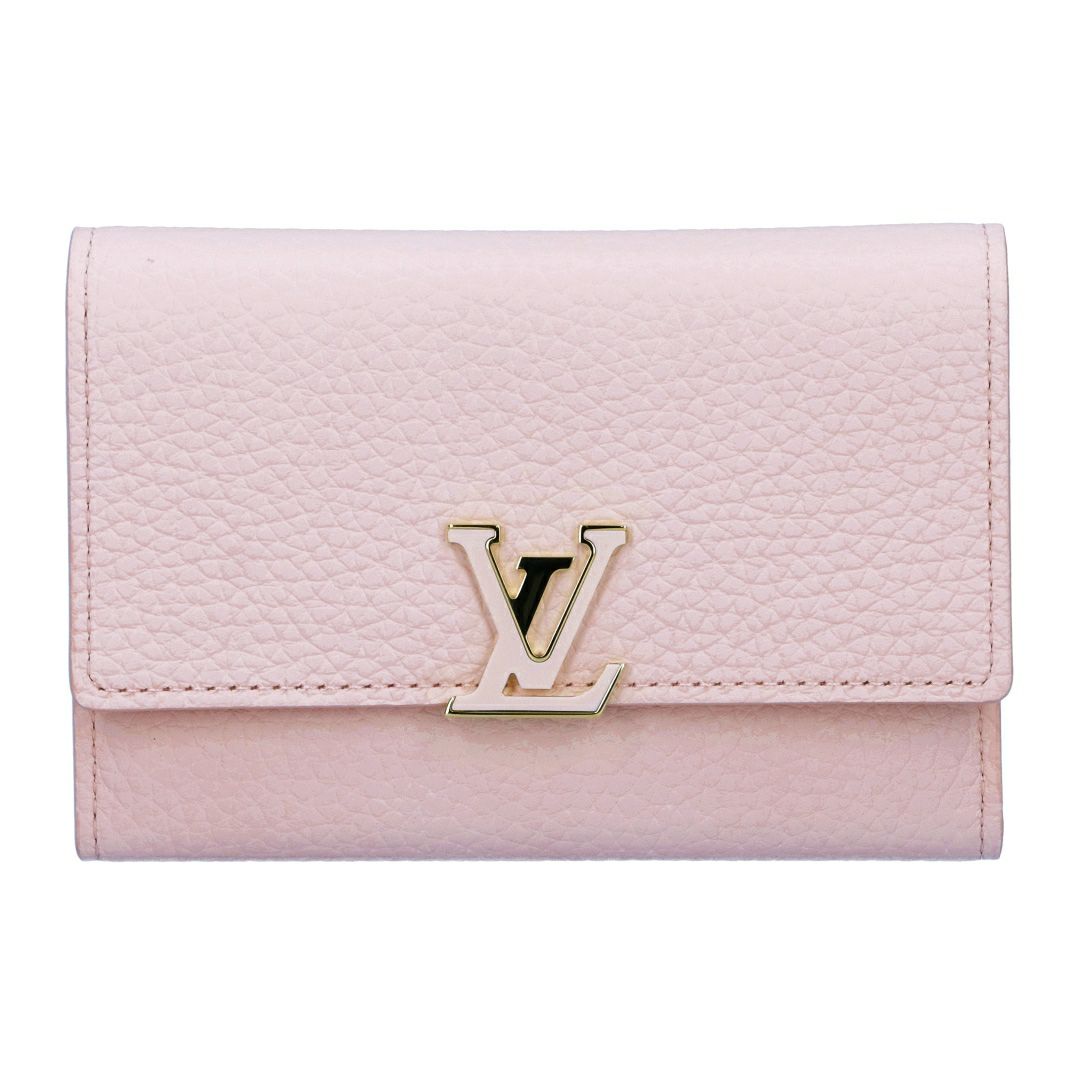 ルイヴィトン LOUIS VUITTON 折り財布　三つ折り財布 ポルトフォイユ・カプシーヌ コンパクト M82361