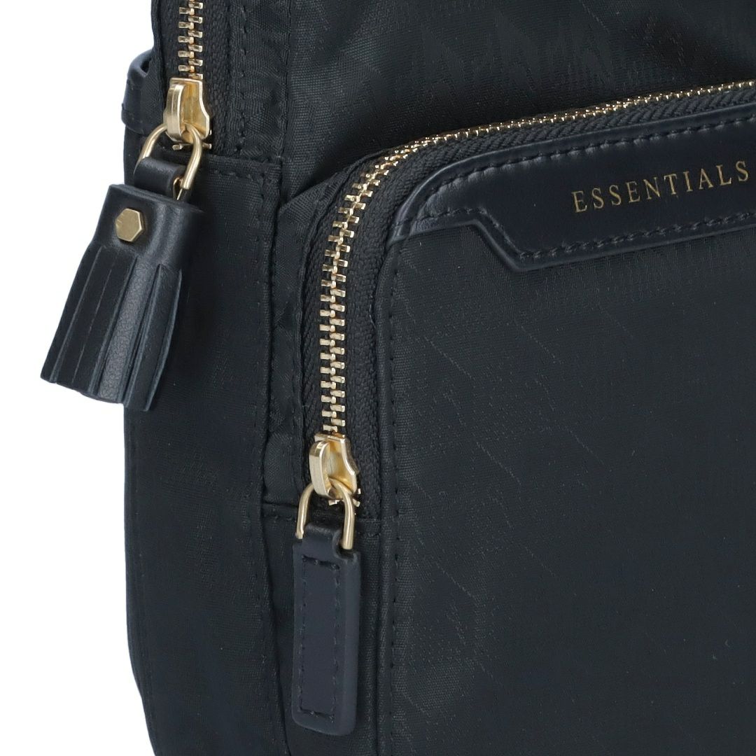 アニヤハインドマーチ ANYA HINDMARCH ショルダーバッグ AH5050925180559 BLACK ロゴ エッセンシャルズ クロスボディ