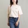 メゾンキツネ MAISON KITSUNE レディース Tシャツ HANDWRITING COMFORT TEE-SHIRT MW00126KJ0119 H705 FRESH COTTON