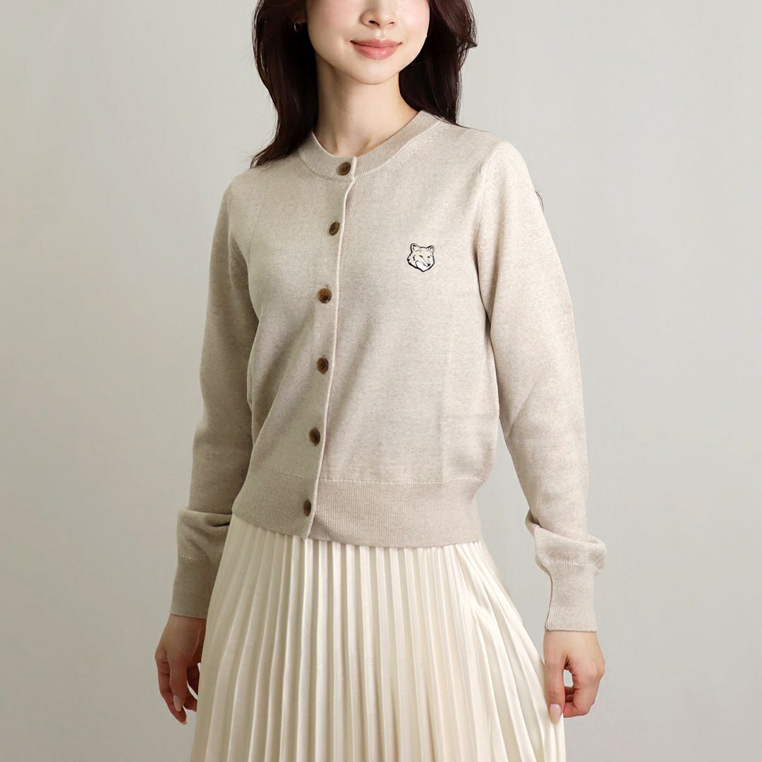 メゾンキツネ MAISON KITSUNE レディース カーディガン BOLD FOX HEAD 