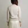 メゾンキツネ MAISON KITSUNE レディース カーディガン BOLD FOX HEAD PATCH REGULAR CARDIGAN MW00508KT1036 H218 LIGHT BEIGE MELANGE