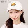 メゾンキツネ MAISON KITSUNE キャップ 帽子 LARGE FOX HEAD 6P CAP MM06103WW0096