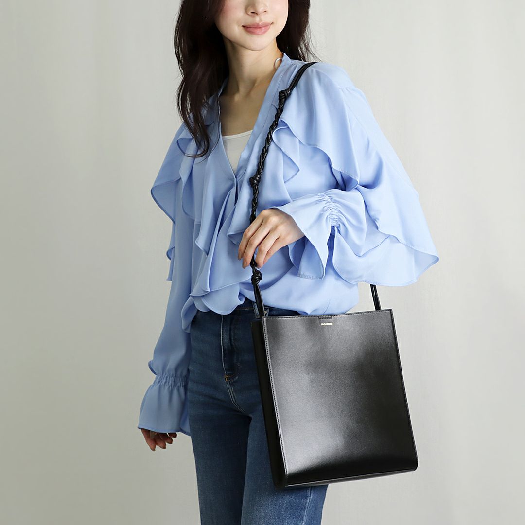 ジルサンダー JIL SANDER ショルダーバッグ クロスボディ TANGLE J07WG0023P4841 001 BLACK ミディアム