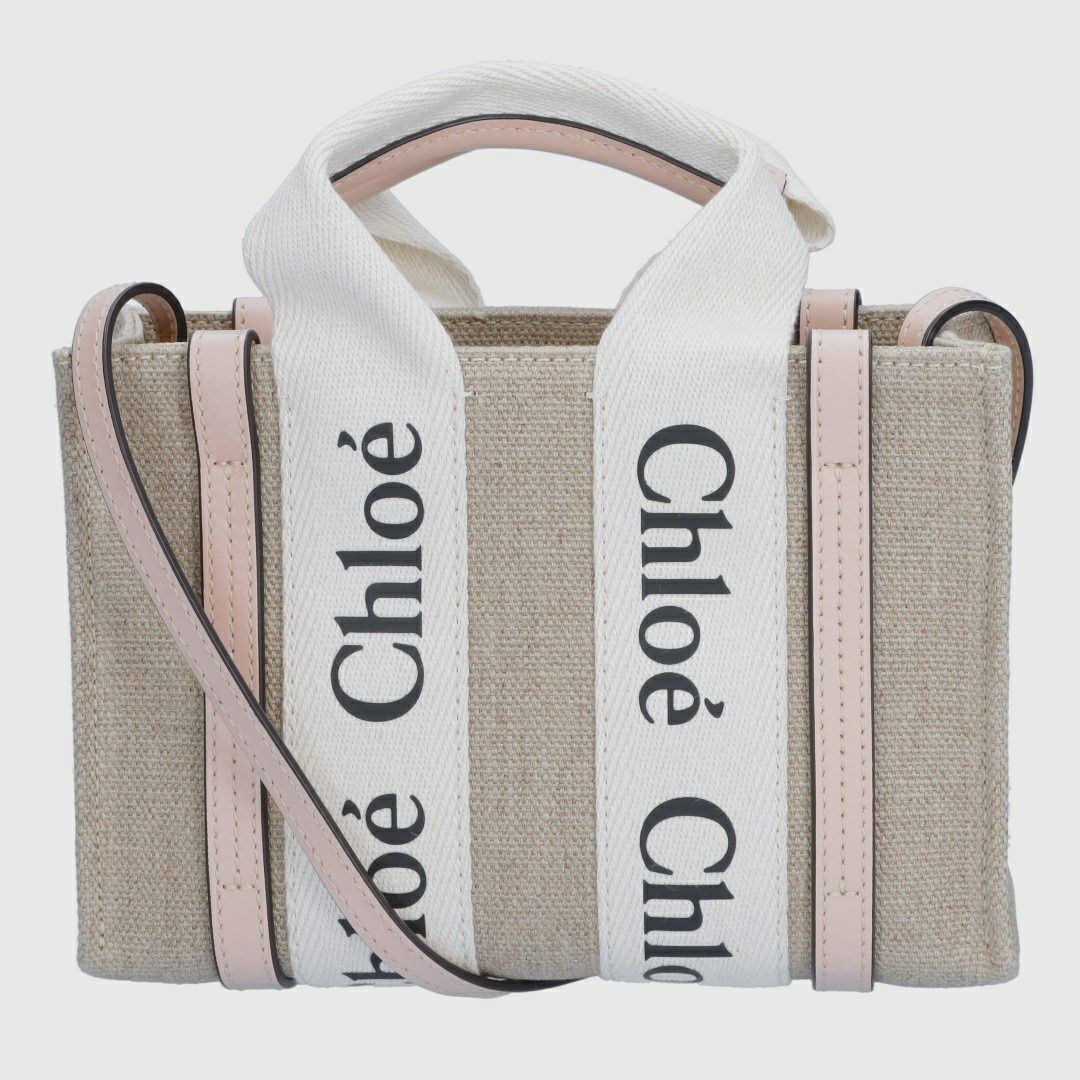 クロエ CHLOE 2WAYバッグ ミニトート WOODY CHC22AP237 I26 6J5 CEMENT PINK