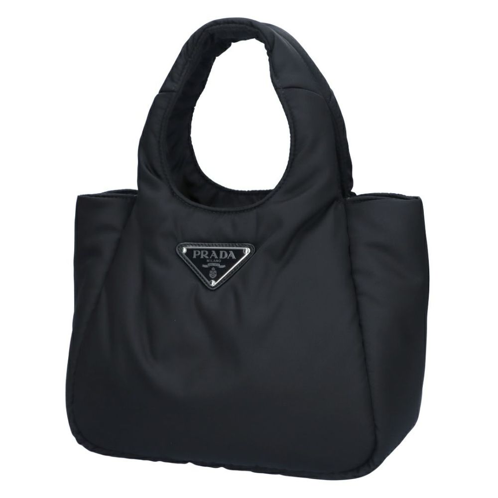 プラダ PRADA ハンドバッグ トートバッグ RE NYLON パデッド スモール TESSUTO SOFT 1BG412 RCCJ OVM  F0002 NERO