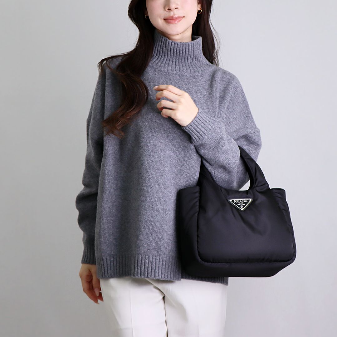 プラダ PRADA ハンドバッグ トートバッグ RE NYLON パデッド スモール TESSUTO SOFT 1BG412 RCCJ OVM F0002 NERO