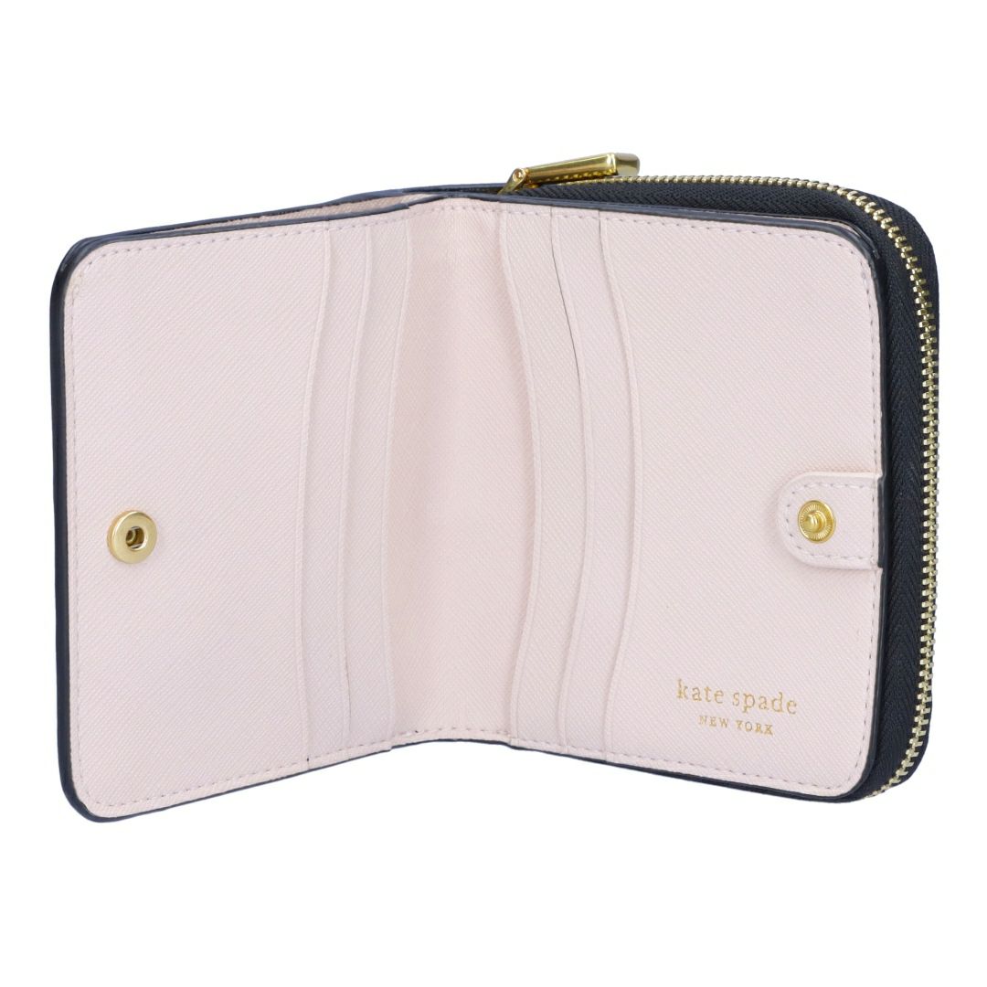 ケイトスペード KATE SPADE 折財布 2つ折り財布 MORGAN モーガン スモール コンパクト ウォレット K8922 001 BLACK